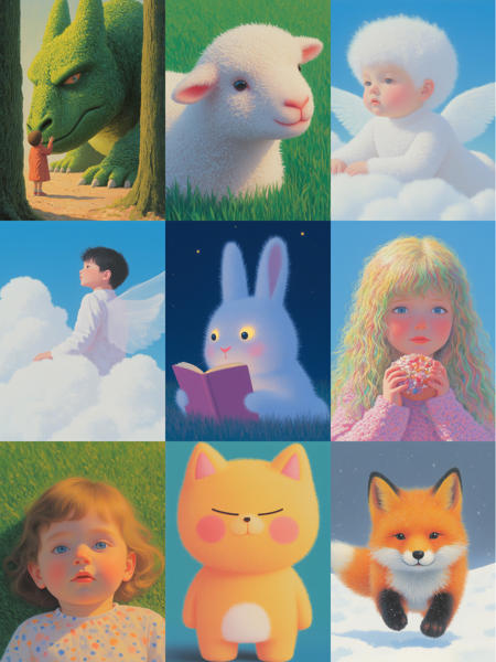 sqsL｜Dreamy_fantasy 可爱梦幻_MJ style 🔥 v2.0