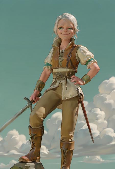 Ciri, Witcher 3 Wild Hunt [Illustrious] V1