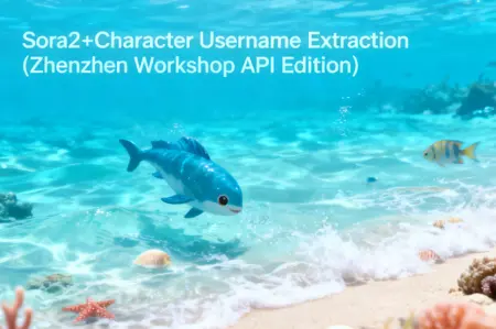 Sora2+Character Username Extraction (Zhenzhen Workshop API Edition)