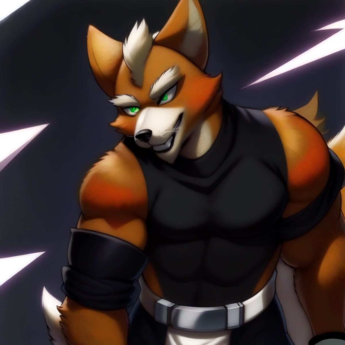 Fox McCloud SDXL image by PirateWolf09