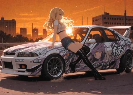 Itasha Nissan R33 V1