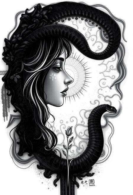 She came to me with a serpent's kiss
As the Eye of the Sun rose on her lips
Moonlight catches silver tears I cry
So we lay in a black embrace
And the seed is sown in a holy place
And I watched, and I waited for the dawn