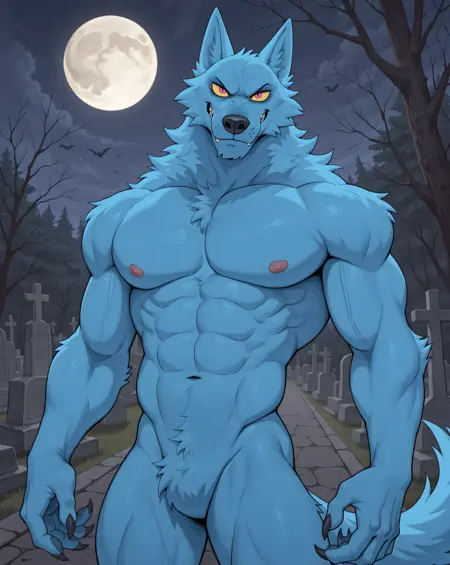 Bookyman werewolf form-Teen Titians Go