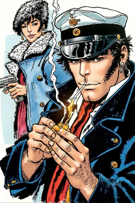 Italian Comic Illustration Style - The Ballad of the Salt Sea: Corto Maltese (Hugo Pratt)