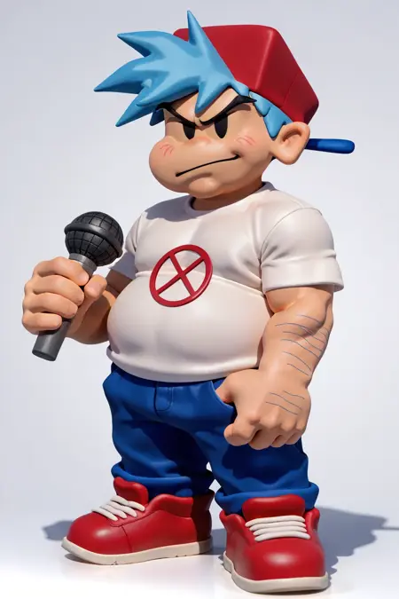 Aged up Boyfriend (Friday Night Funkin/FNF Clay Mod)