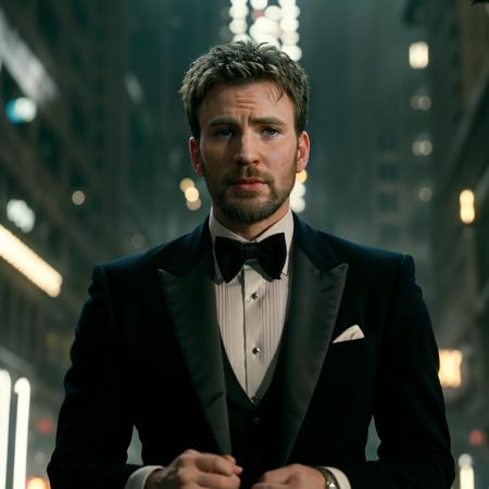 portrait of chrisevans person, in blade runner, professional photography, high resolution, 4k, detailed photo,  <lora:chrisevans_30760:1>