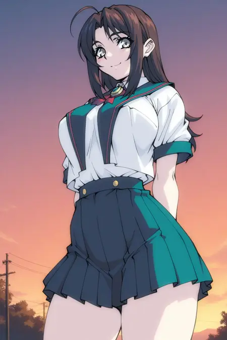 [Illustrious]Angel Blade - The student being chased in the first episode/エンジェルブレイド 1話で襲われてる学生