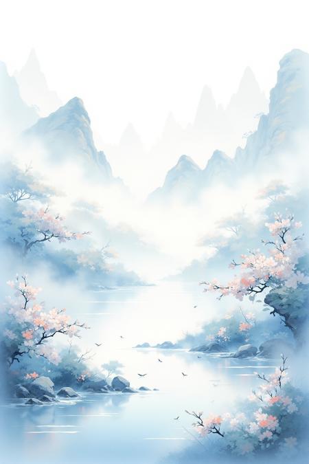 DL_Ink-Wash National Style_Landscape Scene Generation v1.0