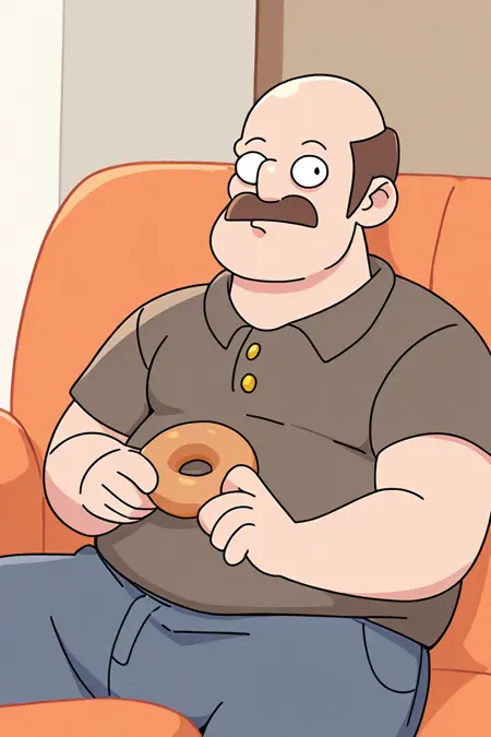 Classic Dad (Базовый Батя) VK stickers [LoRA]