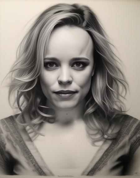 RachelMcadams,<lora:RachelMcadamsSDXL:1>charcoal drawing of a girl by timothy, in the style of hyper-realistic sci-fi, detailed perfection, hyper-realistic details, realistic human figures, heavy use of palette knives, hyper-realistic pop, frayed