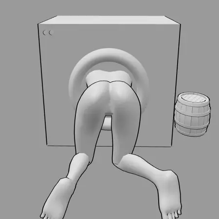 WYD Step-Brother?! Stuck in Washing Machine - ControlNet Pack (LineArt, Canny, 3D)