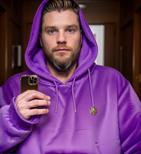 Man Taking a Mirror Selfie Using a Phone