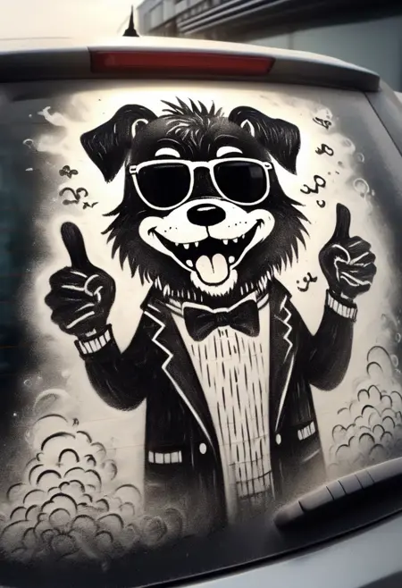 Dirty Car Window Art Style [PDXL]