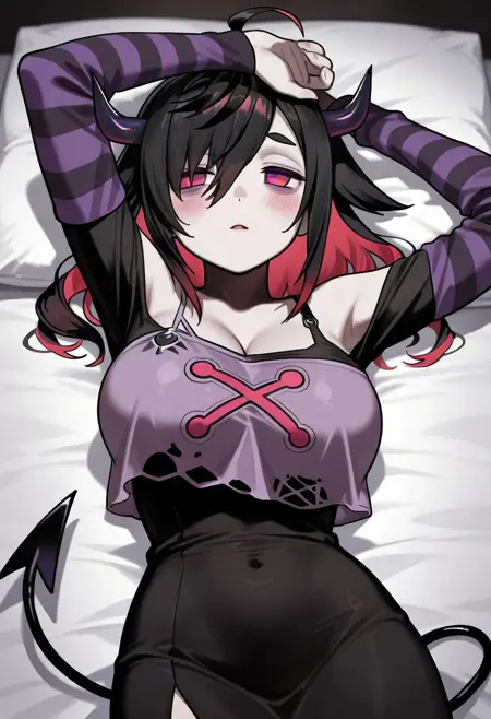 Yamiyono Moruru | Nijisanji Virtual Youtuber | IllustriousXL and NoobAI