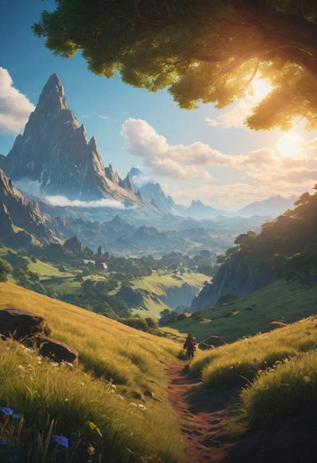 A world of fire, atmospheric, hyper realistic, 8k, epic composition, cinematic, octane render, artstation landscape vista photography by Carr Clifton & Galen Rowell, 16K resolution, Landscape veduta photo by Dustin Lefevre & tdraw, 8k resolution, detailed landscape painting by Ivan Shishkin, DeviantArt, Flickr, rendered in Enscape, Miyazaki, Nausicaa Ghibli, Breath of The Wild, 4k detailed post processing, artstation, rendering by octane, unreal engine  w 1024  h 1280