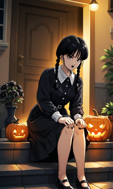 Wednesday Addams illustrious