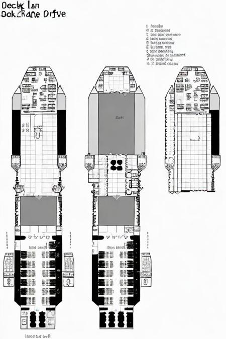 deckplan for a ship with large jump drives and fuel reserves