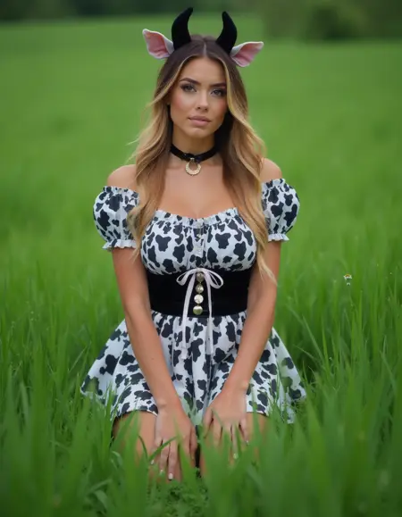 Cow Dress (FLUX)