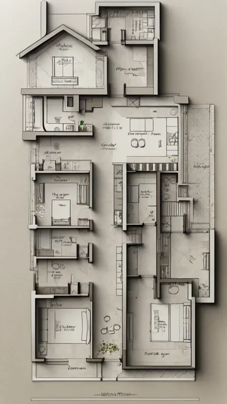XL-Efficient conversion of 2D floor plan to 3D / coloring