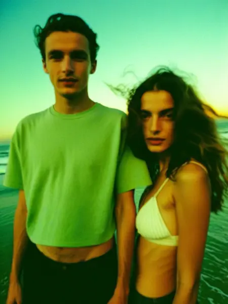 90s flash photo