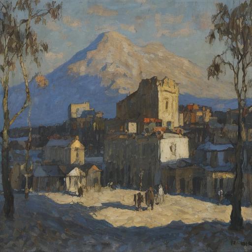 oil painting Konstantin Ivanovich Gorbatov-油画 戈尔巴托夫 image by hollwill