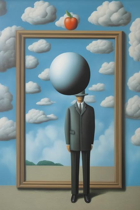 <lora:Rene Magritte Style:1>Rene Magritte Style - Make a surealistic painitng in the style of Rene Magritte where the number 10 is central.