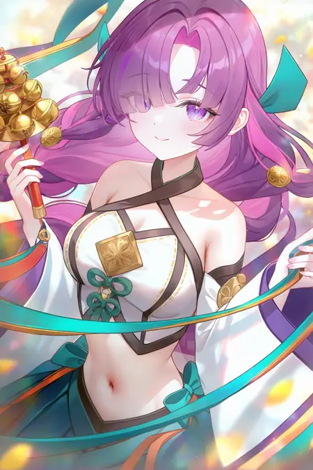 御巫奉 佐那伎 小紫(御巫奉さなき/sanaki,la devota de mikanko) Yu-Gi-Oh!