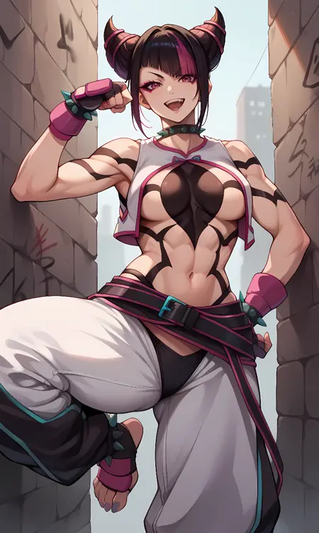 Street Fighter - Juri Han l Pony XL (3 Outfits)