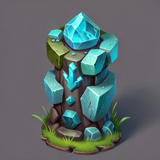 <lora:icon01_:0.7> stone totem, item, fantasy art