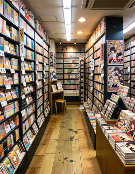Japanese manga bookstore v1.0