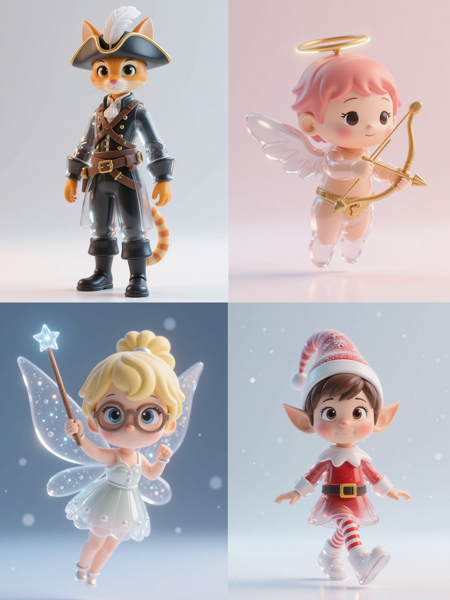 Translucent and glossy figure model for Blind Box v1.0