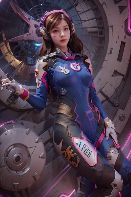 realistic details, detailed, (((1 girl, cute, delicate, beautiful, slender, petite, nsfw, xdva, d.va (overwatch), bodysuit, skin tight, whisker markings))),  <lora:A_Dva_Cosplay:0.9>  (ulzzang-6500-v1.1:0.6)