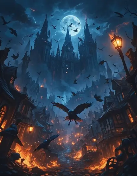 🎃Halloween : Dark Town - Chroma 🎃