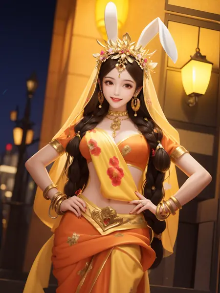 王者荣耀_公孙离_玉兔公主_Honor of kings_Gongsun Li