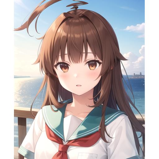 球磨-舰队收藏（Kuma-Kantai Collection） image by King_Dong