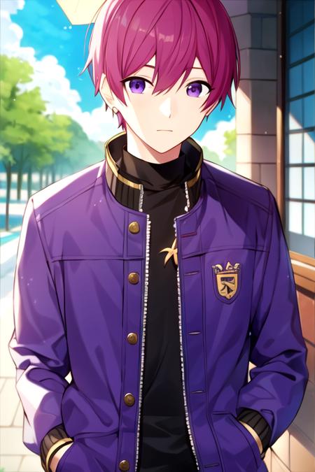 souma_shiki purple hair purple eyes