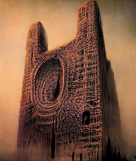 Zdzisław Beksiński Beksinski Art Style v1.0