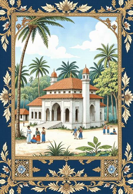 Indies vintage illustration [ SDXL 1.0 /  FLUX.D ] v3.0 - FLUX
