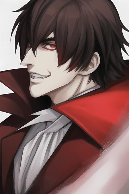 close portrait  Alucard