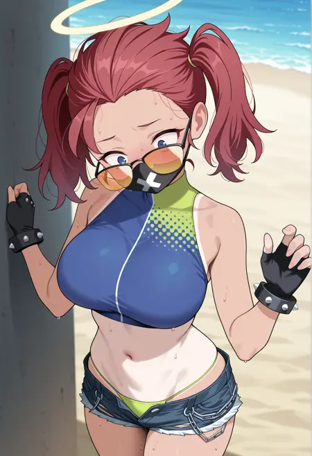 SMG Seaside Sukeban (Blue Archive) XL