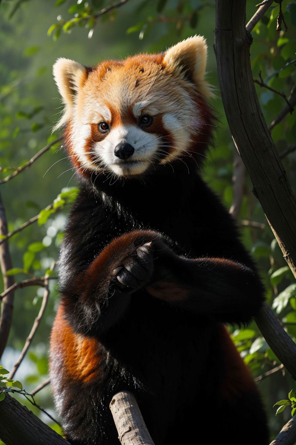 Red Panda, 小熊猫, Ailurus, Real Animal image by ChaosOrchestrator