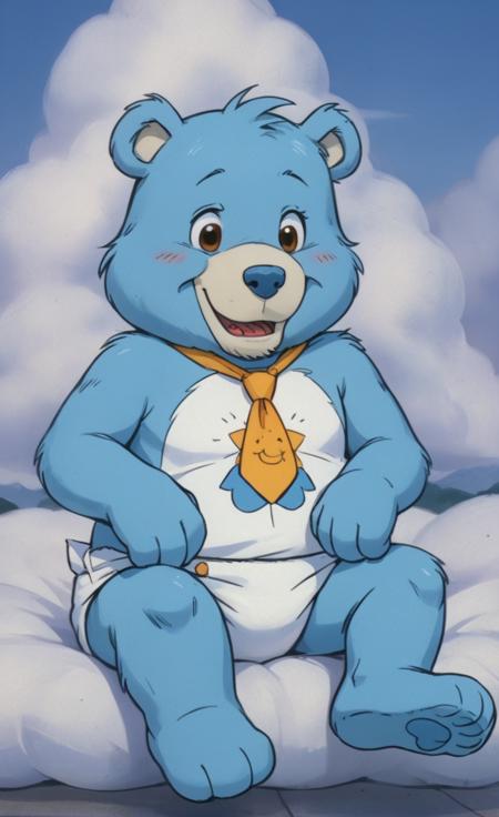 Hugs Bear Tugs Bear Tie on diapers