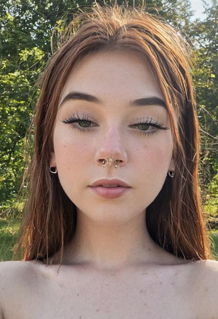 instagram photo, photo of a 24 y.o woman, fair skin, outdoor, Haylee, E-girl, nose ring
