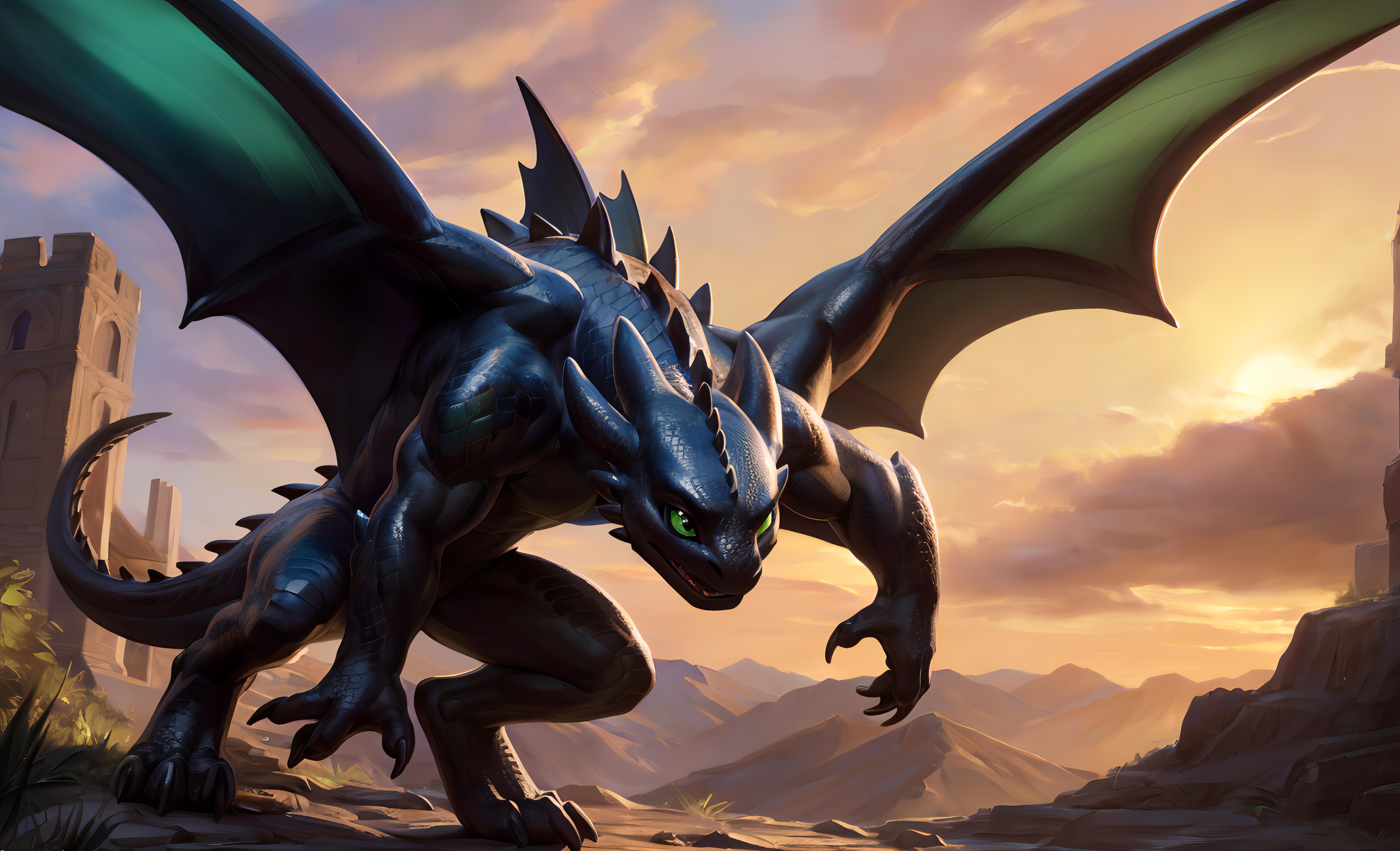 Toothless (HTTYD) image by Cynfall