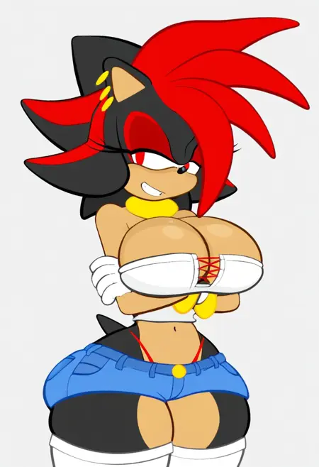Shade the Hedgehog (Genderbent Shadow the Hedgehog) (CTRL-Z style)