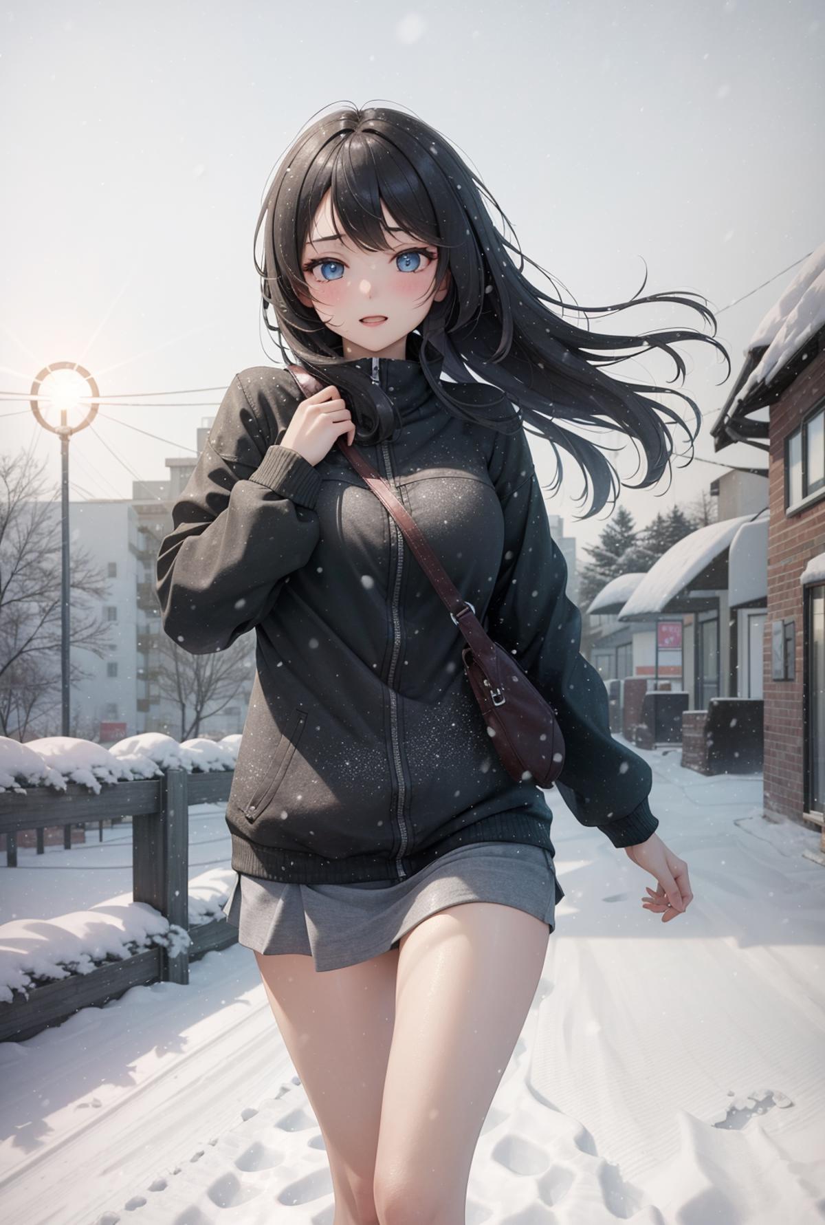 Heavy snowfall image by fansay