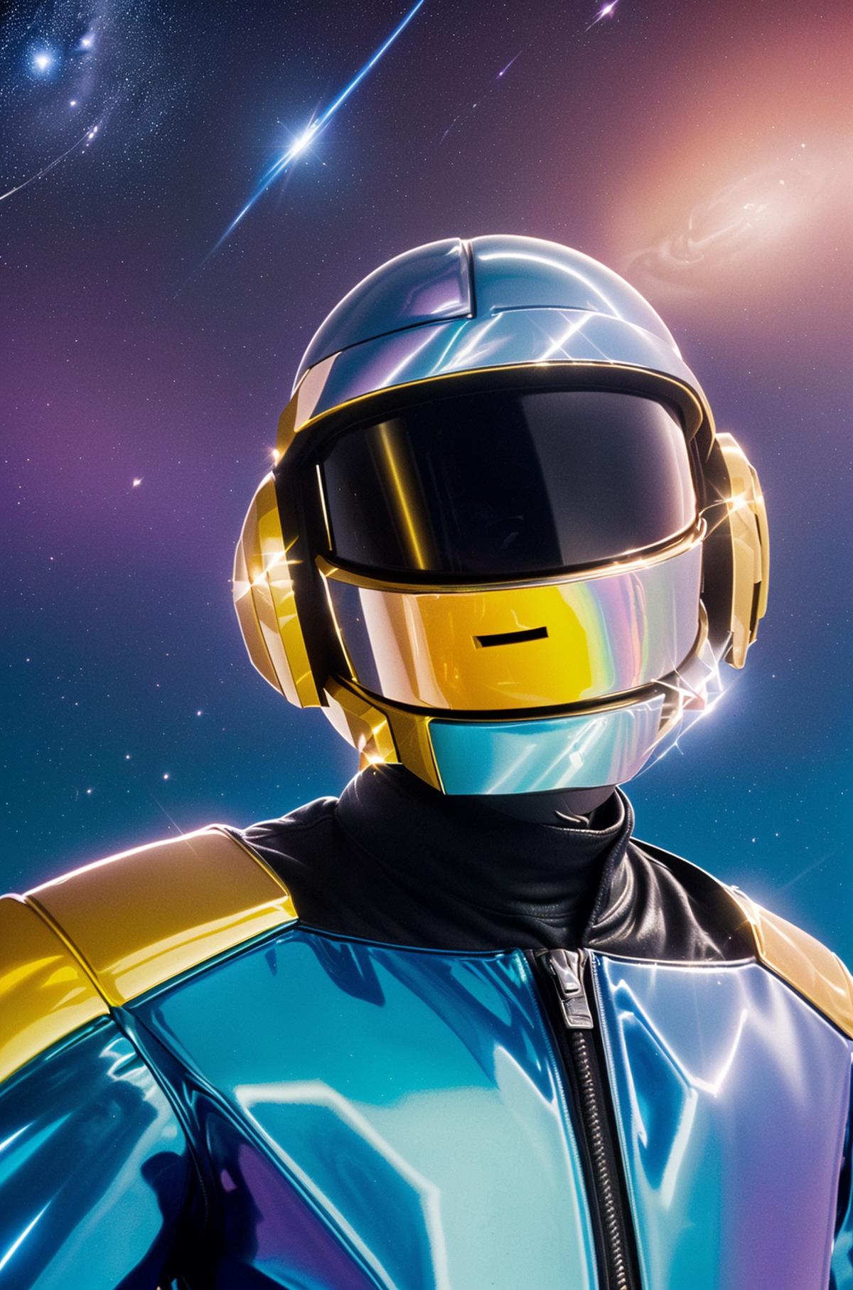 The Daft Punk Helmet and Suit