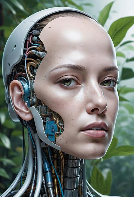 Why Is ai art so good at expressing the Is nature of life