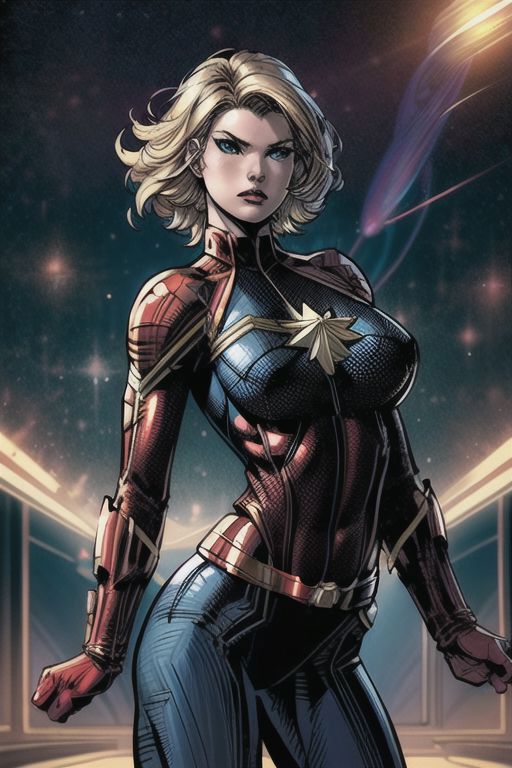 Captain Marvel (Marvel Comics) LoRA image by R4dW0lf