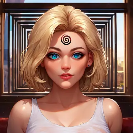 Dot on Forehead